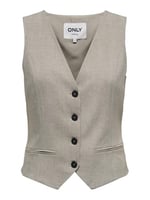 ONLY Onllinda S/L Mel Fitted Vest Cc Tlr Yelek Kadınlar
