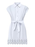 ONLY ONLLOU LIFE EMB S/S SHIRT DRESS PTM Elbise Kadın