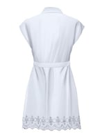 ONLY ONLLOU LIFE EMB S/S SHIRT DRESS PTM Elbise Kadın