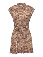 ONLY ONLLOU LIFE EMB S/S SHIRT DRESS PTM Elbise Kadın