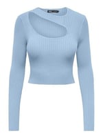 ONLY ONLMEDDI LS PEEK-A-BOO O-NECK CC KNT Kazak Kadın