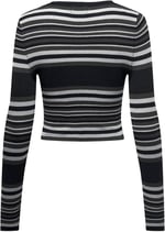 ONLY ONLMEDDI LS STR CROP O-NECK CC KNT Kazak Kadın