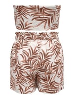 ONLY ONLMIRA BANDEAU TOP & SHORTS SET Tişört Kadın