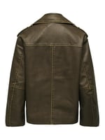 ONLY ONLMONTANA FAUX LEATHER BIKER CC OTW Biker Ceket Kadın