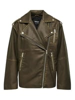 ONLY ONLMONTANA FAUX LEATHER BIKER CC OTW Biker Ceket Kadın