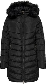 ONLY ONLNEWELLAN QUILTED HOOD FUR COAT CC OTW Dış Giyim Kadın