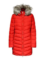 ONLY ONLNEWELLAN QUILTED HOOD FUR COAT CC OTW Dış Giyim Kadın