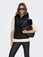 ONLY ONLNEWTAHOE HOOD WAISTCOAT OTW NOOS kapitone yelek kadın