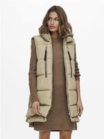 Only Onlnora Puffer Waistcoat Cc Otw Kadın Yeleği 15235033-BLACK Siyah