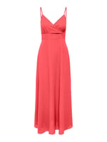 ONLY ONLNOVA LIFE VIS ADA LONG DRESS SOLID Elbise Kadın