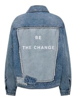 ONLY ONLPENNY LS OVS TIN PATCH DNM JACKET GUA Mont Ceket Kadın