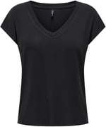 ONLY ONLRILLA S/S V-NECK TOP JRS Tişört Kadın