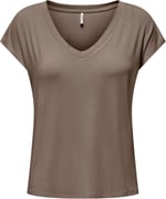 ONLY ONLRILLA S/S V-NECK TOP JRS Tişört Kadın
