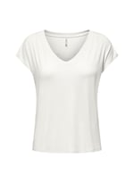 ONLY ONLRILLA S/S V-NECK TOP JRS Tişört Kadın