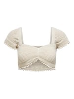 ONLY ONLSUMMER LIFE CROPPED S/S TOP EX KNT Triko Kadın