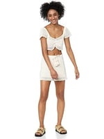 ONLY ONLSUMMER LIFE CROPPED S/S TOP EX KNT Tişört Kadın
