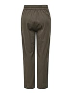 ONLY Onltizana Cotton Loose Pants Wvn Noos Elastik bel ve yan cepli Basic pantolon Kadın
