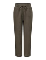 ONLY Onltizana Cotton Loose Pants Wvn Noos Elastik bel ve yan cepli Basic pantolon Kadın