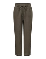 ONLY Onltizana Cotton Loose Pants Wvn Noos Elastik bel ve yan cepli Basic pantolon Kadın