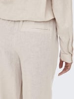 ONLY Onltokyo Hw Linen Blend St Pant Pnt Noos Pantolon Kadın