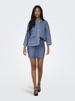 ONLY ONLWONDER HW DNM SKIRT PIM NOOS Kadın Mini Etek Kadın