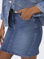 ONLY ONLWONDER HW DNM SKIRT PIM NOOS Kadın Mini Etek Kadın