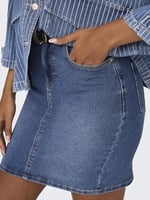 ONLY ONLWONDER HW DNM SKIRT PIM NOOS Kadın Mini Etek Kadın