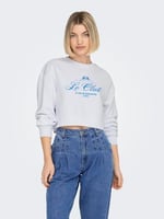 ONLY ONLYRSA L/S O-NECK BOX SWT Sweatshirt Kadın
