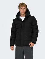 Only Onscayson Puffa Otw Erkek Günlük Mont 22019598-BLACK Siyah