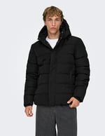 Only Onscayson Puffa Otw Erkek Günlük Mont 22019598-BLACK Siyah