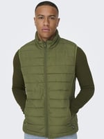 Only & Sons ONSBRON QUILT VEST OTW VD Dış Giyim Erkek