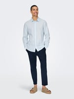 Only & Sons ONSCAIDEN LS SOLID LINEN SHIRT NOOS gömlek Erkek