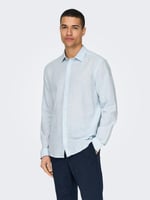 Only & Sons ONSCAIDEN LS SOLID LINEN SHIRT NOOS gömlek Erkek