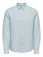 Only & Sons ONSCAIDEN LS SOLID LINEN SHIRT NOOS gömlek Erkek