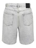Only & Sons Onsfade Rahat Kalıp Jean Şort, XL, 22033157, Gri, Erkek