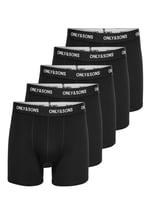 Only & Sons ONSFITZ SOLID BLACK BOXER 5-PACK Boxer Külot Erkek