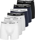Only & Sons Onsfitz Solid Black Trunk 7'li paket Noos Boxer Şort Erkek