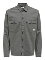 Only & Sons ONSKARI SHIRT 0120 CANWAS LS Gömlek Erkek