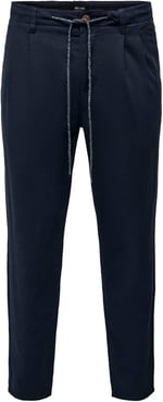 ONLY & SONS Onsleo Crop Linen Mix 0048 Pantolon Pantolon Erkek