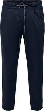 ONLY & SONS Onsleo Crop Linen Mix 0048 Pantolon Pantolon Erkek