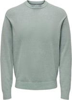 Only & Sons ONSLEON LIFE REG 12 PBT CREW KNIT Triko Erkek