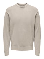 Only & Sons ONSLEON LIFE REG 12 PBT CREW KNIT Triko Erkek