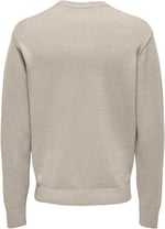 Only & Sons ONSLEON LIFE REG 12 PBT CREW KNIT Triko Erkek