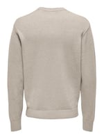Only & Sons ONSLEON LIFE REG 12 PBT CREW KNIT Triko Erkek