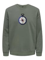 Only & Sons ONSOLIVER REG CAMP SWT CREW NECK Sweatshirt Erkek