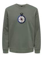Only & Sons ONSOLIVER REG CAMP SWT CREW NECK Sweatshirt Erkek
