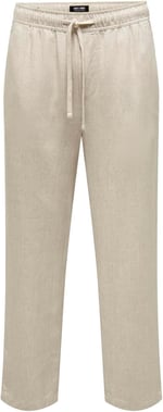Only & Sons ONSSINUS LOOSE VISC LIN 0075 PNT Pantolon Erkek