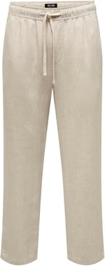 Only & Sons ONSSINUS LOOSE VISC LIN 0075 PNT Pantolon Erkek