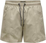 Only & Sons ONSTED LIFE SWIM SHORT SOLID PIPING Tek Parça Mayo Erkek