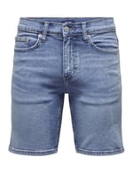 Only & Sons Onsweft Kot Şort Koyu Mavi, 5003117837